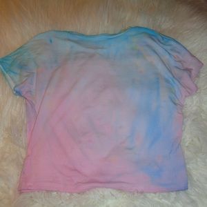 Pastel tie dye shirt
